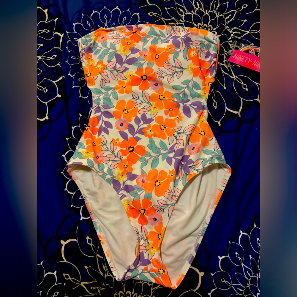 Ninety-Nine Floral Swimsuit size medium